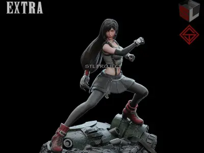 Tifa Lockhart 3D print model