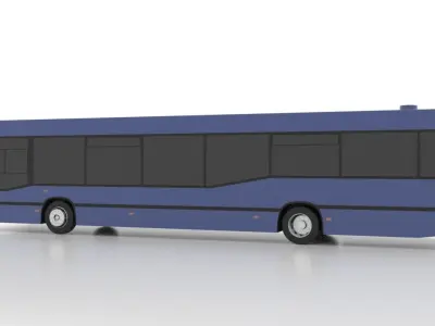 Jelcz M122MB Low Low-poly 3D model