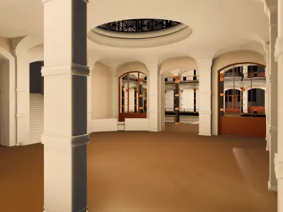 Gropius Bau Low-poly 3D model