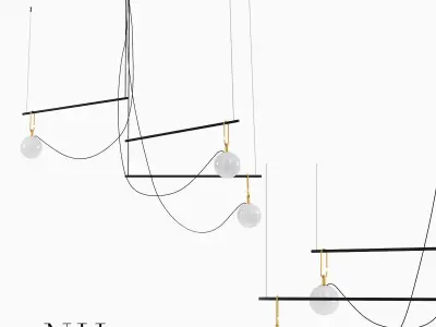 NH S4 chandelier 3D model
