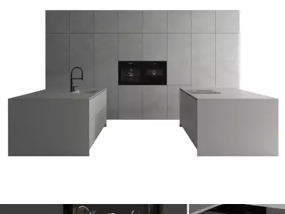 Kitchen set 16 3D model