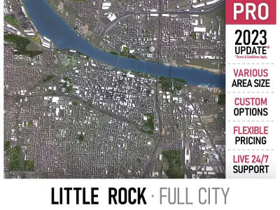 Little Rock Low-poly 3D model