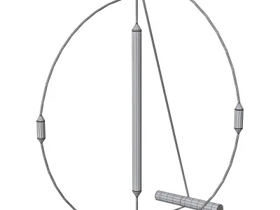 Wings Of The Wind Floor Lamp 3D model