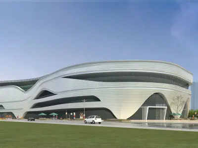 Modern Building 01 3D model