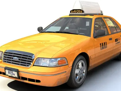  Yellow Cab Taxi 