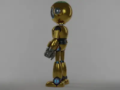 Robot 3D model 35