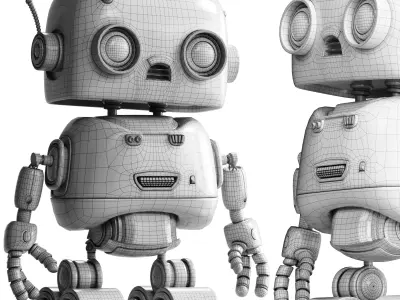 Robot Toy 02 3D model