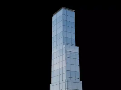 Hudson Yards 50 - NYC Low-poly 3D model