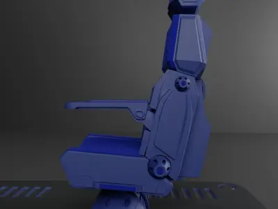 Sci Fi Bridge Chair 3D model