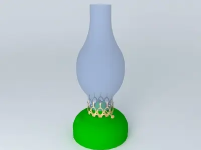 oil lamp Free 3D model