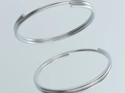 Key Ring Free 3D model