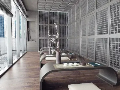 Calligraphy Classroom 3D model