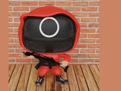 Funko Pop Squid Game  Ojingeo Geim Netflix 3D print model