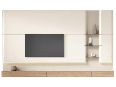 RJ Easy Design TV Wall 02 3D model