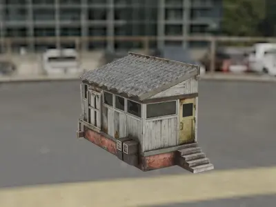 old house crack  Free 3D model