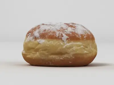 Donut 001 Low-poly 3D model