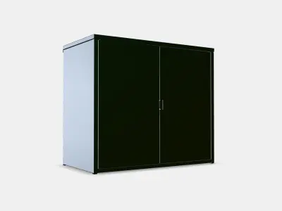 BROR Cabinet with 2 doors Low-poly 3D model