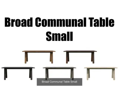 Broad Communal Table Pack