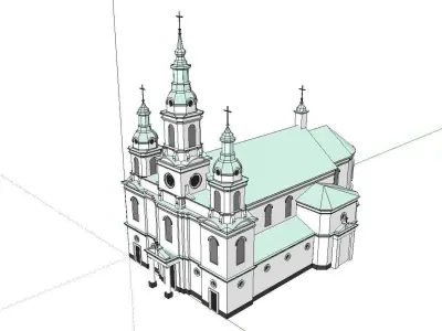 Architecture-Religion-God-Culture-Temple-072 church 3D model