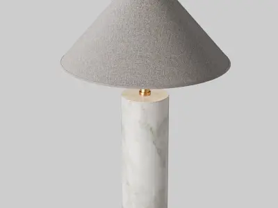 Adelaide Marble Table Lamp 3d Models 3D model