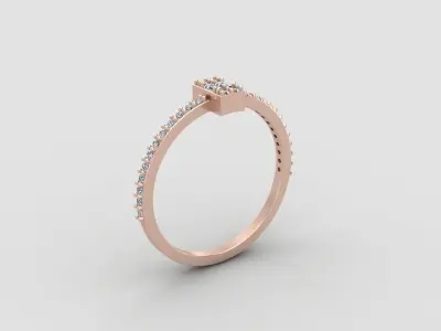 light weight budget ring 135-MW 3D print model