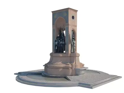3d model taksim monument 3D model
