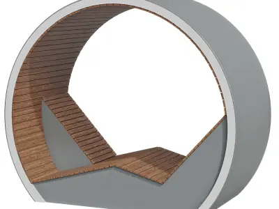 gazebo kaliforniia 3D model