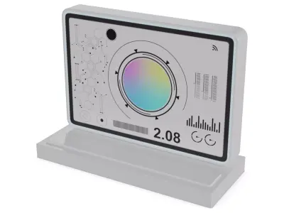 Smart Office Gadget Low-poly 3D model