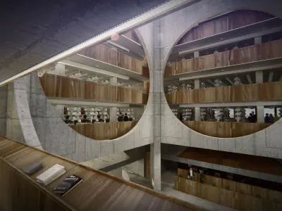 EXETER LIBRARY Louis Kahn 3d Lumion 11 3D model