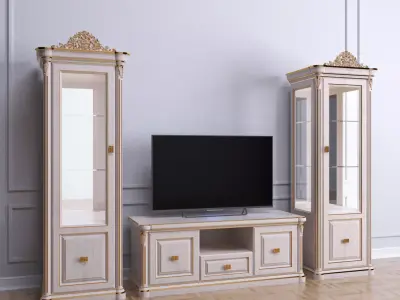 Classic shawcase from MDF 3D model