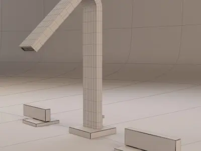 Kohler Loure Widespread Bathroom Sink Faucet 3D model