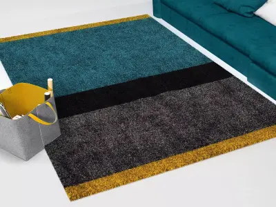 Afaw Shaggy Rug 3D model