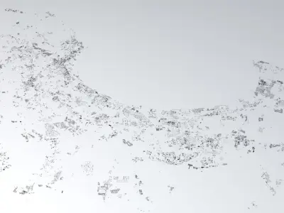 Algiers Streets and Buildings 3D model