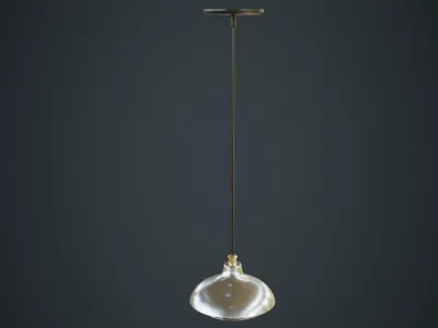 Hanging Lamp 5B Low-poly 3D model