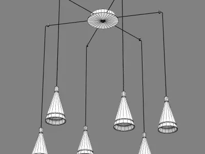 75706x Cone Lightstar Pendant Lamp 3D model