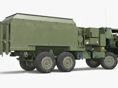  Tactical Communications Command Vehicle Camo Rigged 