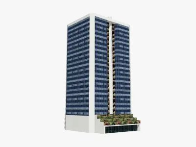 313 Adelaide Street Low-poly 3D model