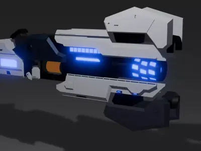 Supernova The Sword of Light Low-poly 3D model