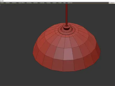Eco Lamp GRETA Low-poly 3D model