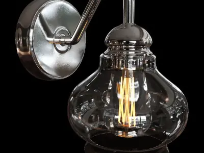 glass sconce 3D model
