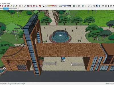 Sketchup Entrance B3 3D model