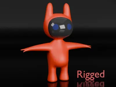 Robo Boy Low-poly 3D model