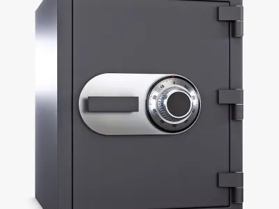 Steel Safe v 1 3D model