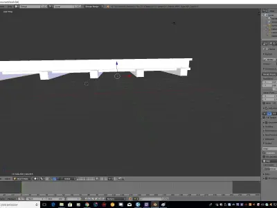 Ho scale Model Train Track 3D model