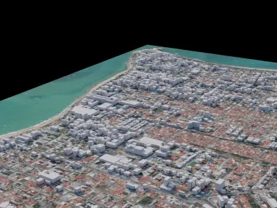 Maceio - Brazil 3D model