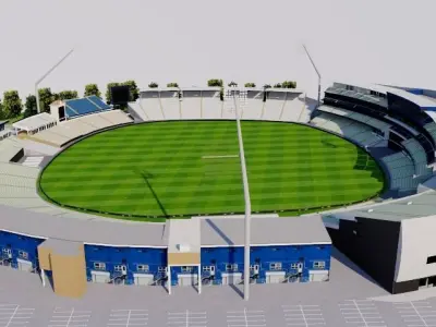Edgbaston Cricket Ground - Birmingham 3D model