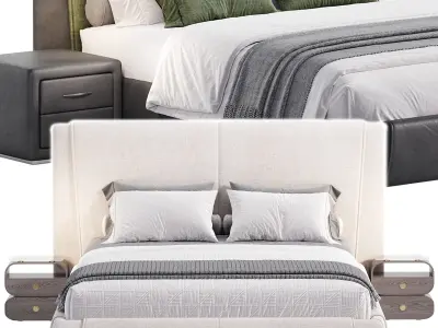 Kailua bed by Ditre Italia 3D model