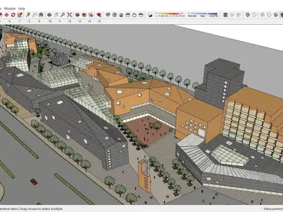 Sketchup Shopping Center G8 3D model