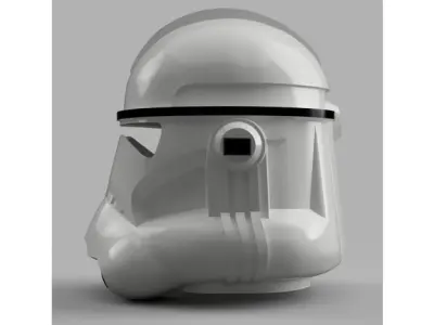 Clone Trooper Helmet Phase 2 Star Wars 3D print model