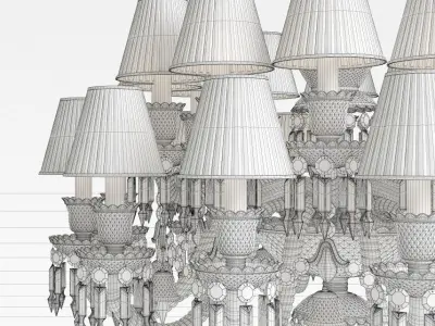 Baccarat Zenith Flou 3D model